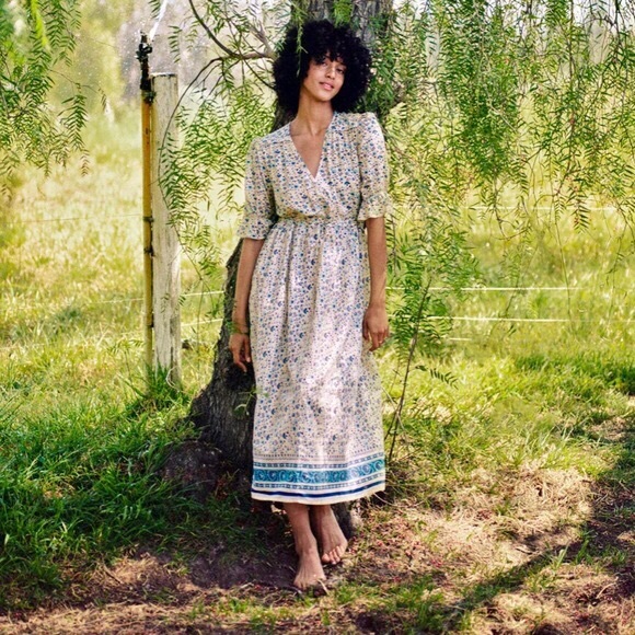 *SOLD* Christy Dawn Della Dress Silk-Cotton - Picture 2 of 9